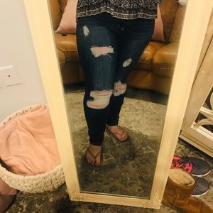 Distressed Maurice’s jeggings